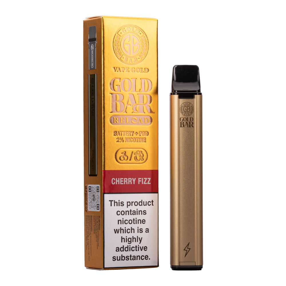 Gold Bar Reload Cherry Fizz Pod Kit by Vape Gold.