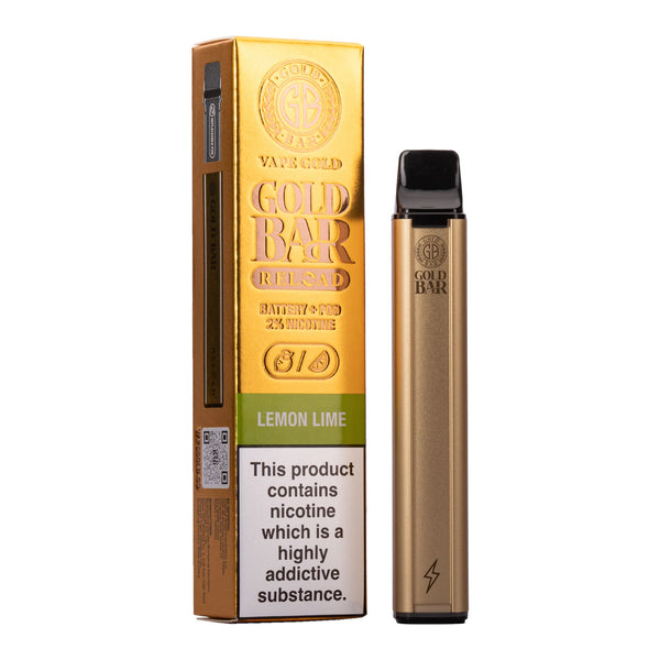 Gold Bar Reload Lemon Lime Pod Kit by Vape Gold.