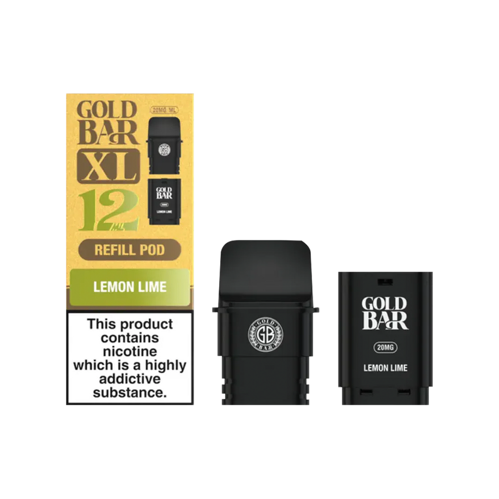 Lemon Lime Gold Bar XL Refill Pack | 3 Vape Pods For 18 Royal Flush Vape Lemon Lime Gold Bar XL Refill Pack | 3 Vape Pods For 18 Royal Flush Vape