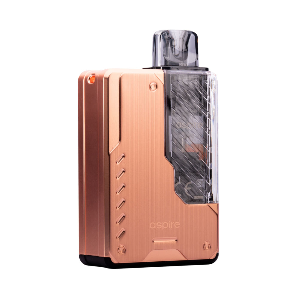 Back Angled Image of Aspire Gtoek Pro Pod Kit in Rose Gold