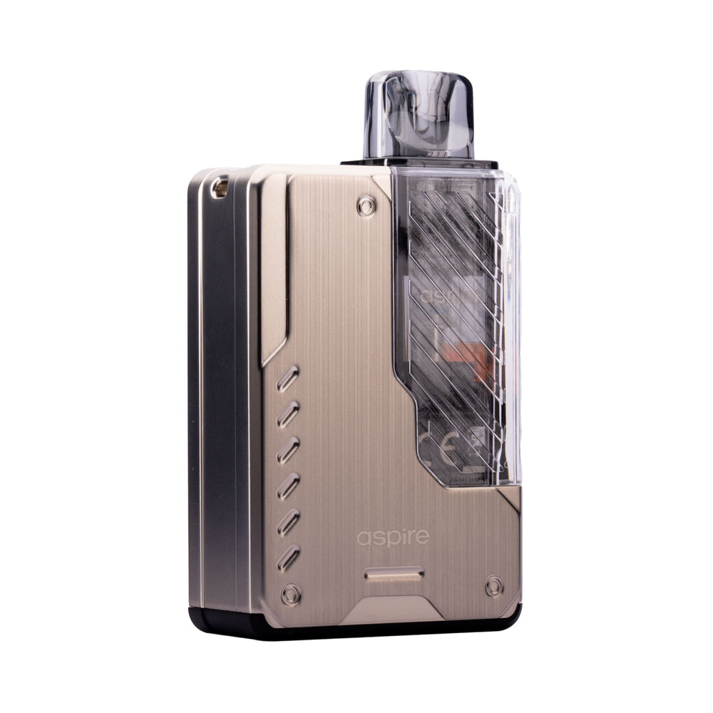 Back Angled Image of Aspire GoteK Pro Pod Kit in Titanium