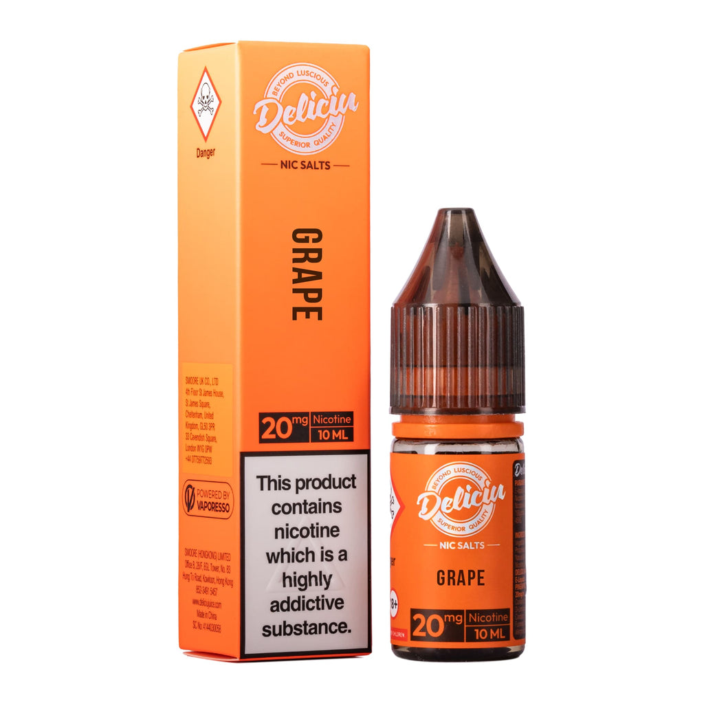 Grape Nic Salt E Liquid Deliciu