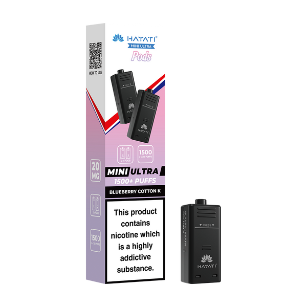hayati mini ultra pods blueberry cotton k