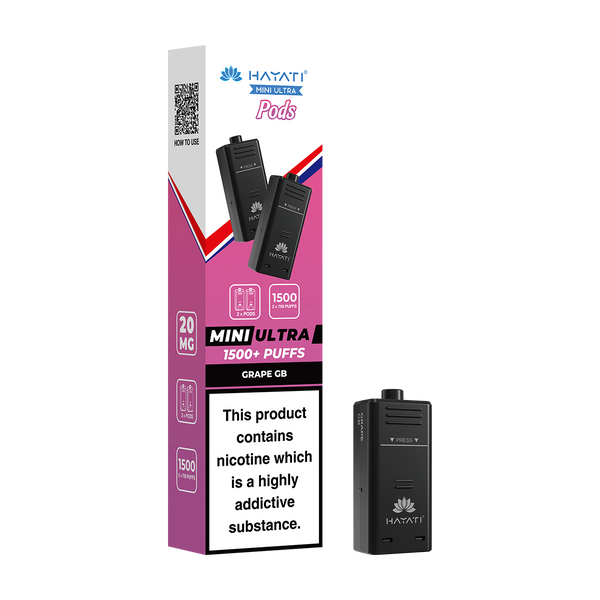 hayati mini ultra pods grape-gb