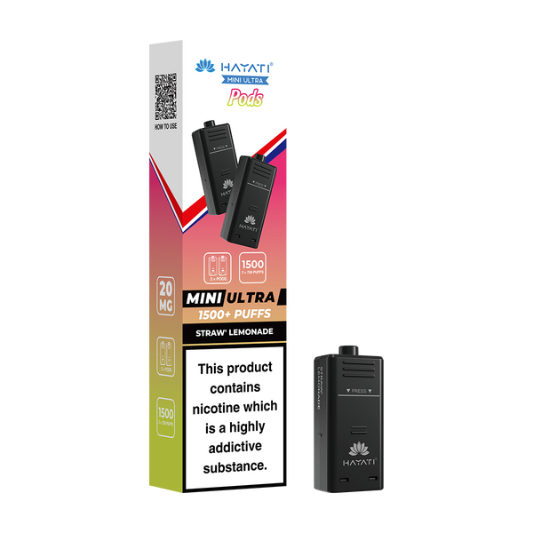 hayati mini ultra pods straw lemonade