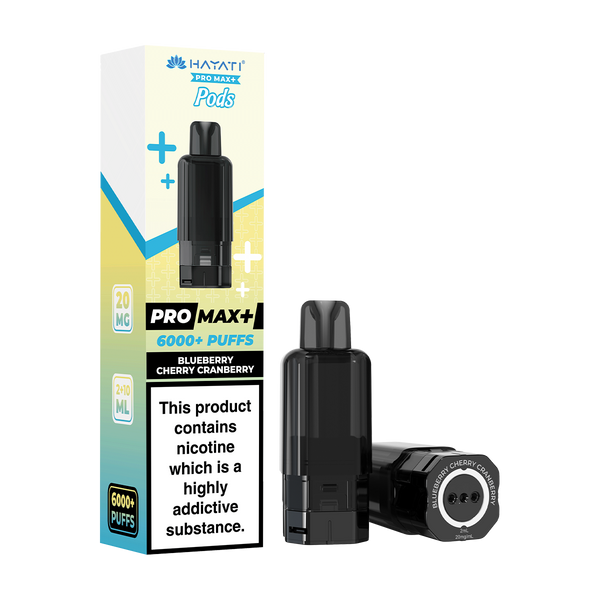hayati pro max plus pods blueberry cherry cranberry