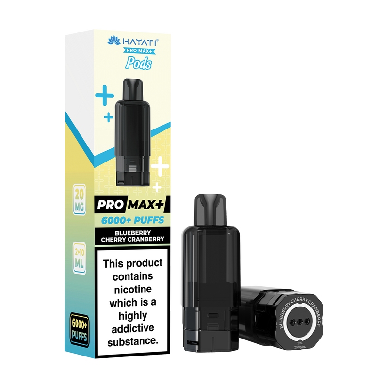 hayati pro max plus pods blueberry cherry cranberry