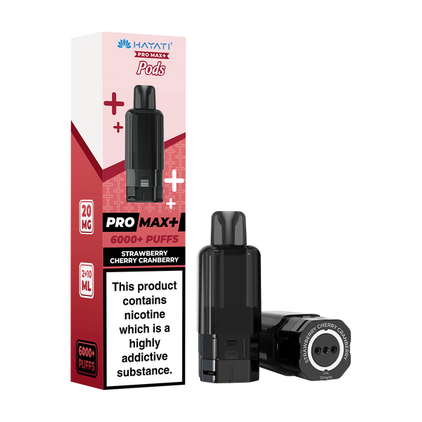hayati pro max plus pods strawberry cherry cranberry