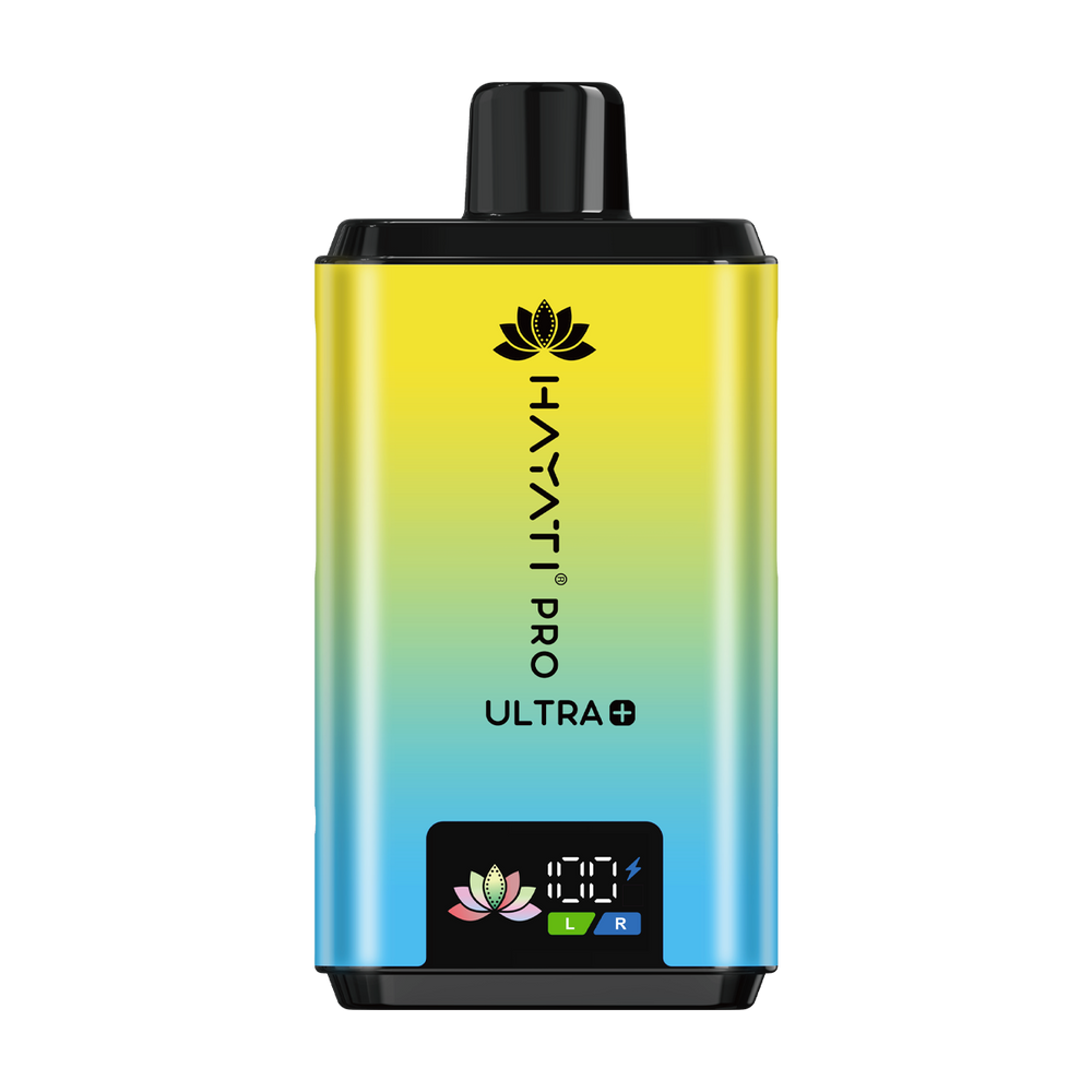 Hayati Pro Ultra Plus 25000 Pod Kit blue razz gb lemon and lime