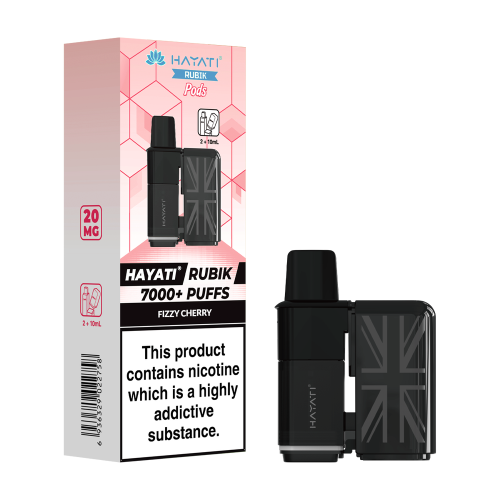 hayati rubik 7000 refill pods fizzy cherry