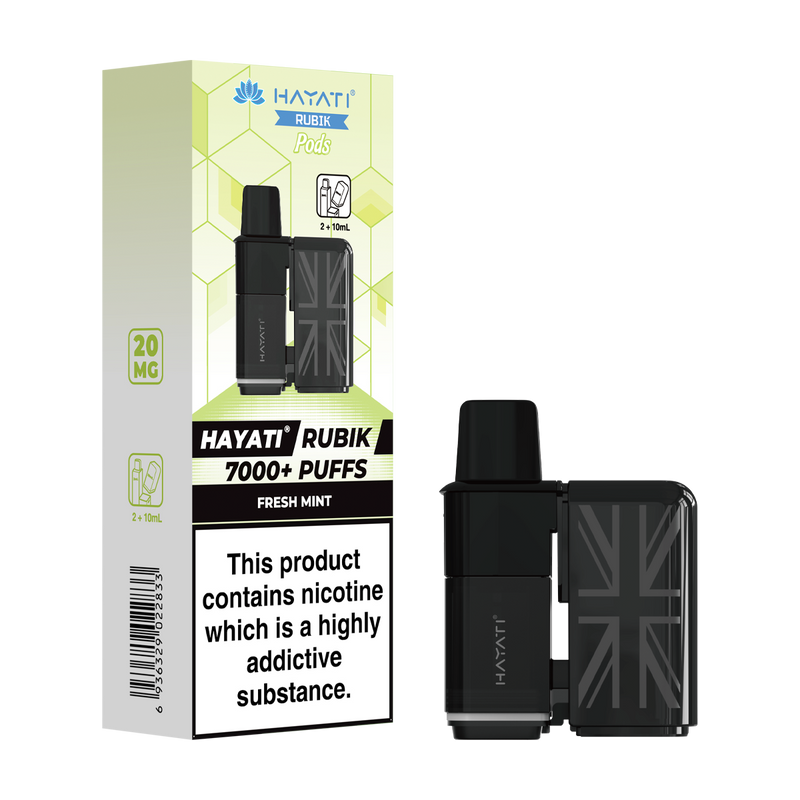 hayati rubik 7000 refill pods fresh mint