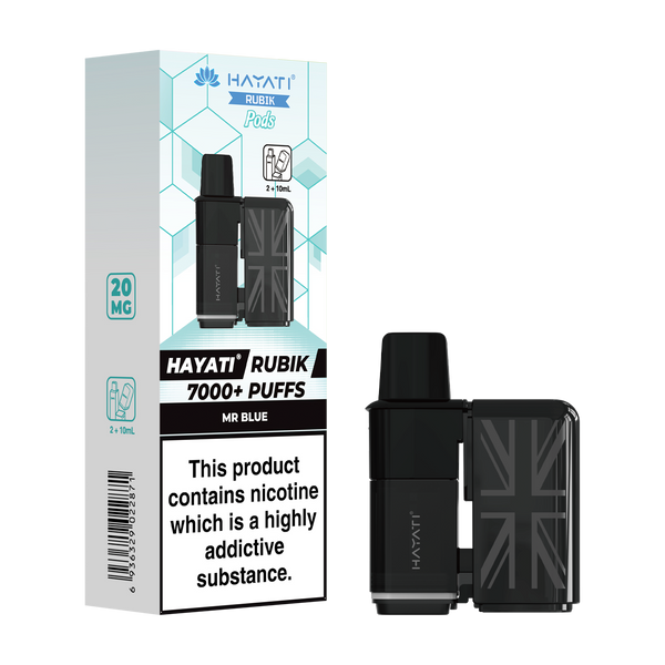 hayati rubik 7000 refill pods mr blue