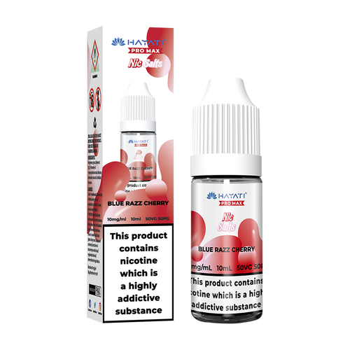 hayati pro max nic salts blue razz cherry