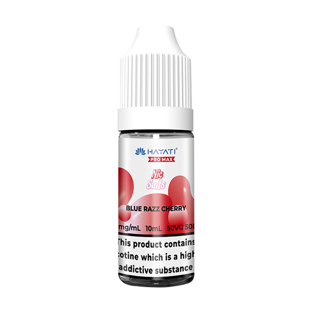 hayati pro max nic salts blue razz cherry