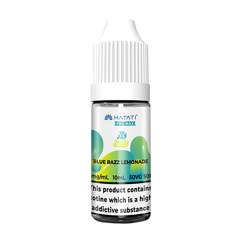 hayati pro max nic salts blue razz lemonade