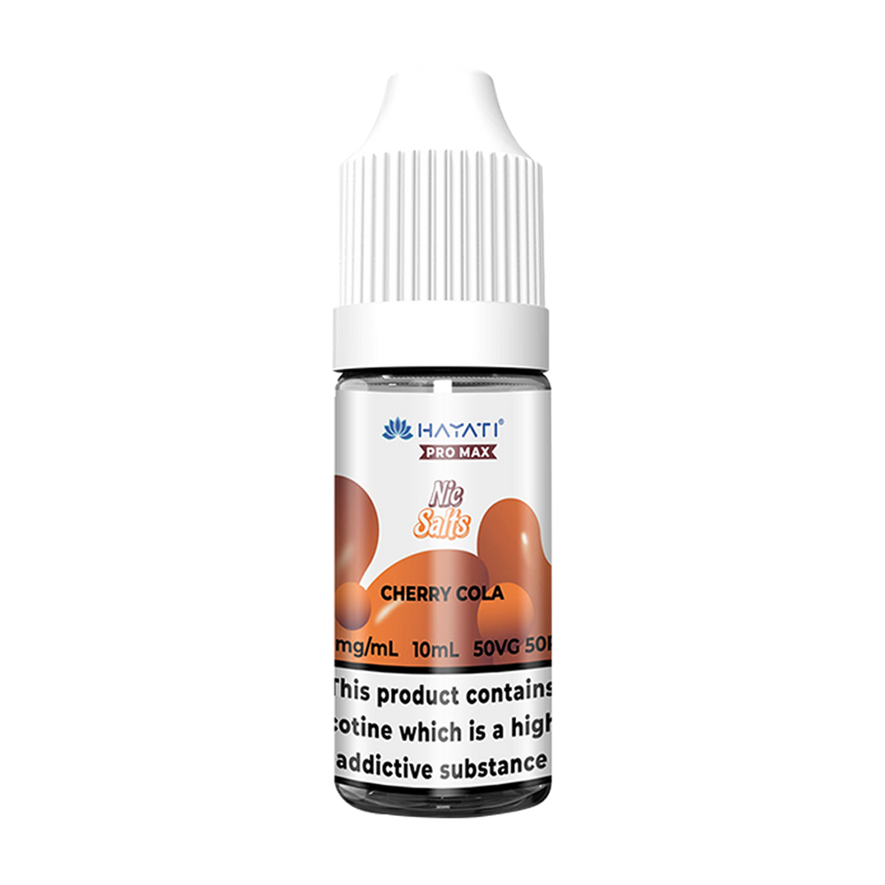 hayati pro max nic salts cherry cola