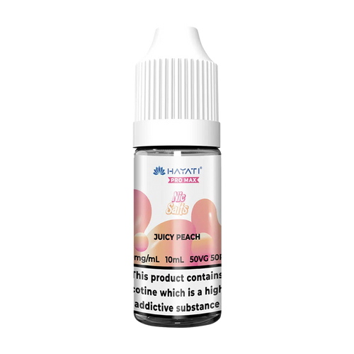hayati pro max nic salts juicy peach