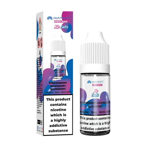hayati pro max nic salts strawberry raspberry blueberry