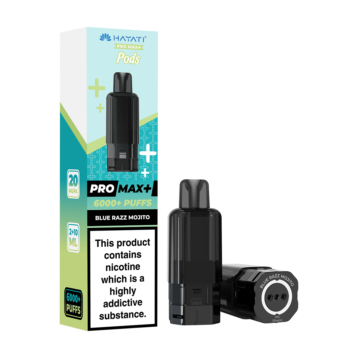 Blue Razz Mojito Hayati Pro Max+ Refill Pack | Vape Pods – Royal Flush Vape