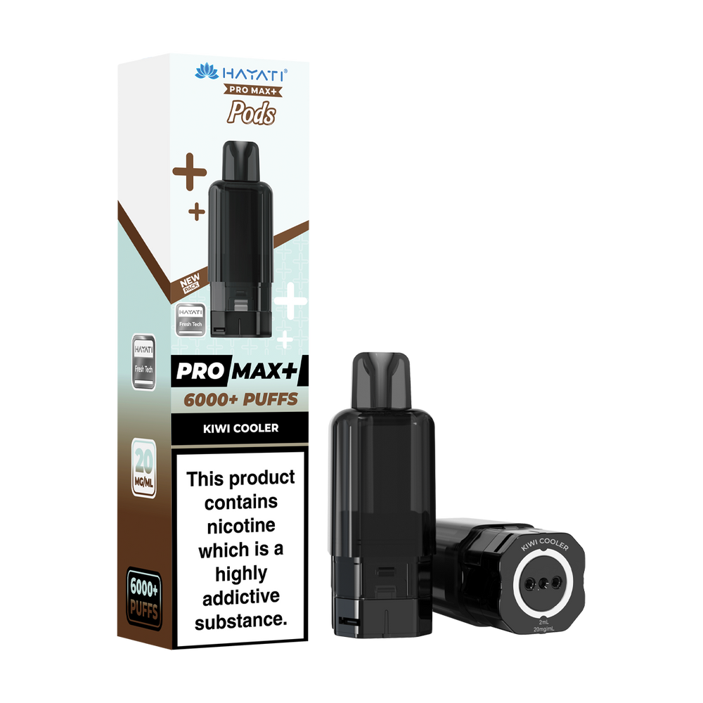 hayati pro max plus 6000 pods kiwi cooler