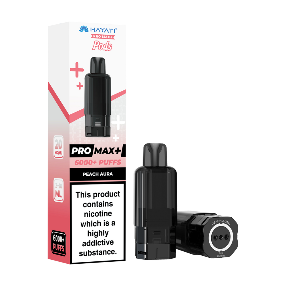 hayati pro max plus 6000 pods peach aura