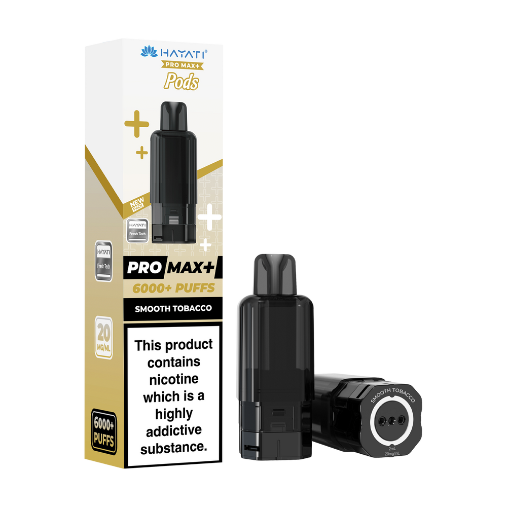 hayati pro max plus 6000 pods smooth tobacco
