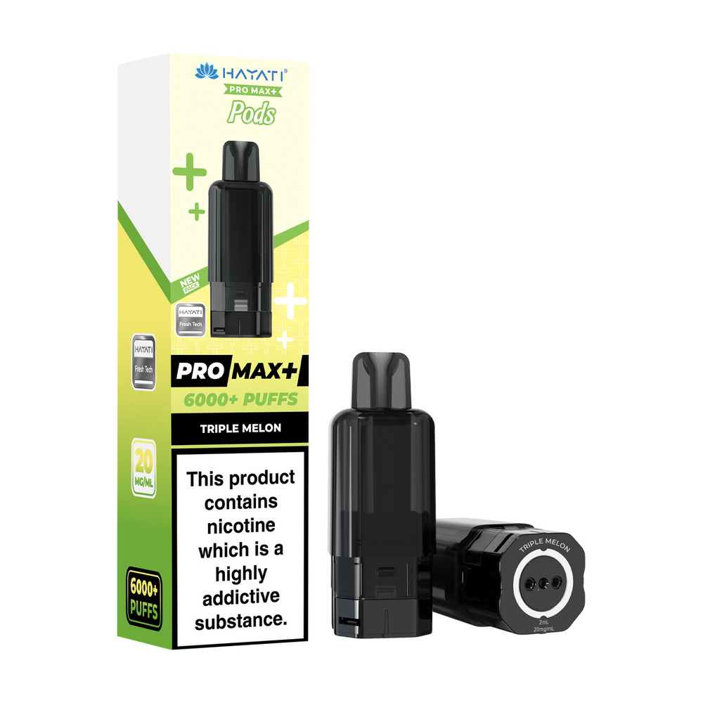 hayati pro max plus 6000 pods triple melon