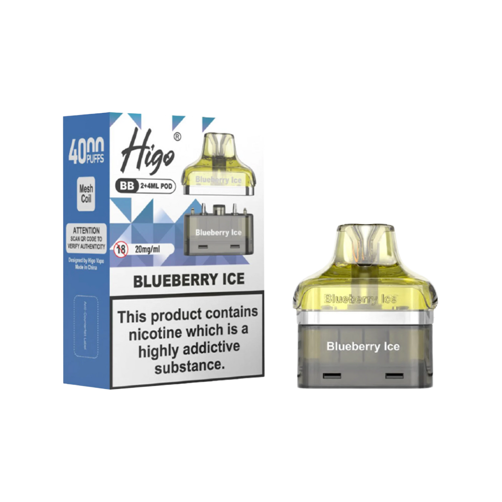 Higo BB 4000 Refill Pack blueberry ice