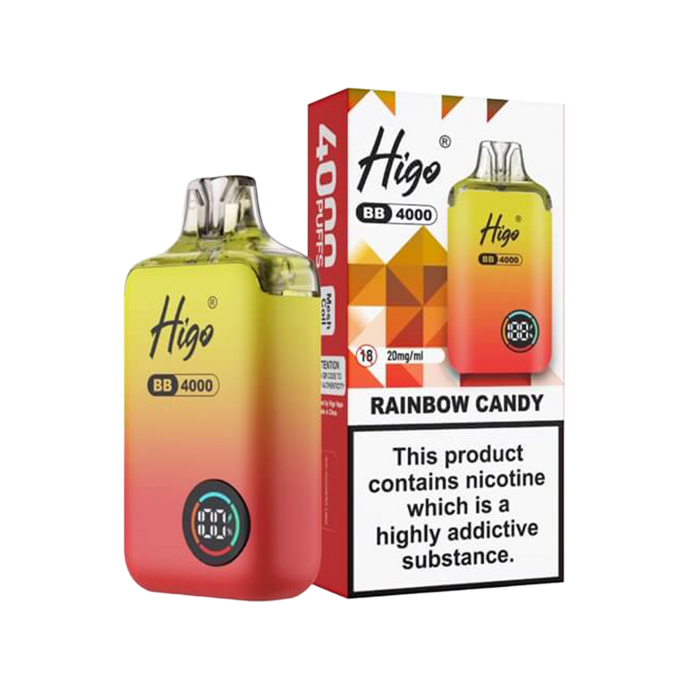 higo rechargeable vape Higo BB 4000 Vape Kit | Prefilled Pod Kit