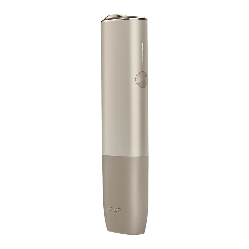 Iqos Iluma One Pebble Beige device front right.