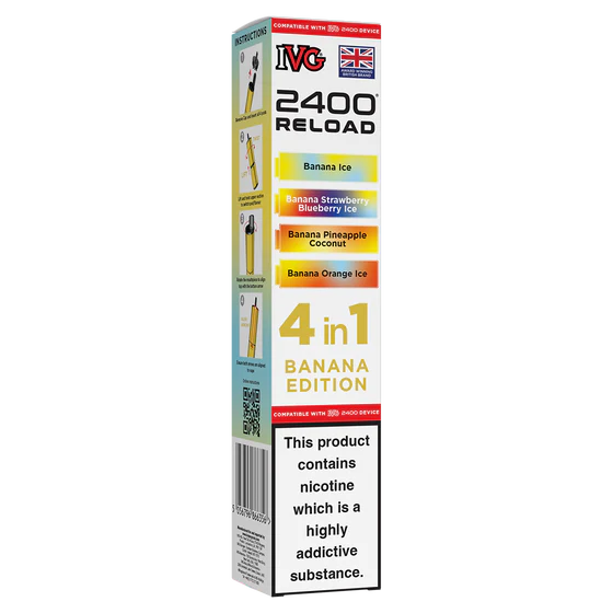 Banana Edition IVG 2400 Refill Pods