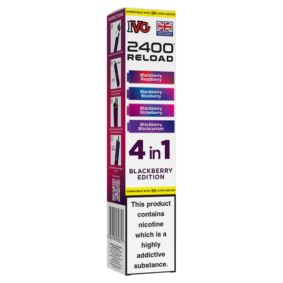 Blackberry Edition IVG 2400 Refill Pods