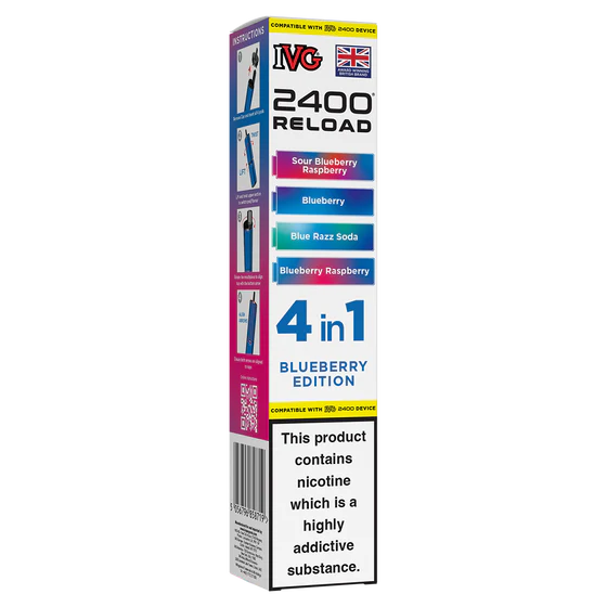 Blueberry Edition IVG 2400 Refill Pods