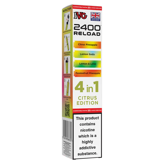 Citrus Edition IVG 2400 Refill Pods