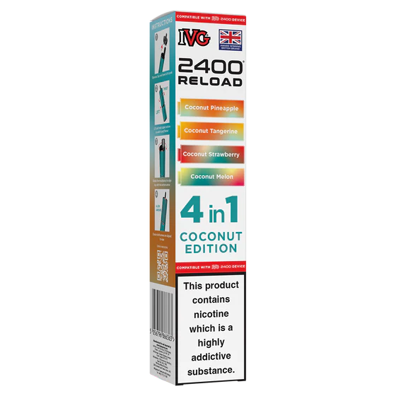 Coconut Edition IVG 2400 Refill Pods