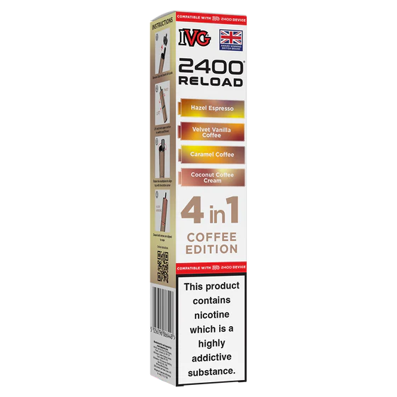 Coffee Edition IVG 2400 Refill Pods