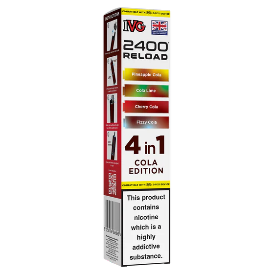 Cola Edition IVG 2400 Refill Pods
