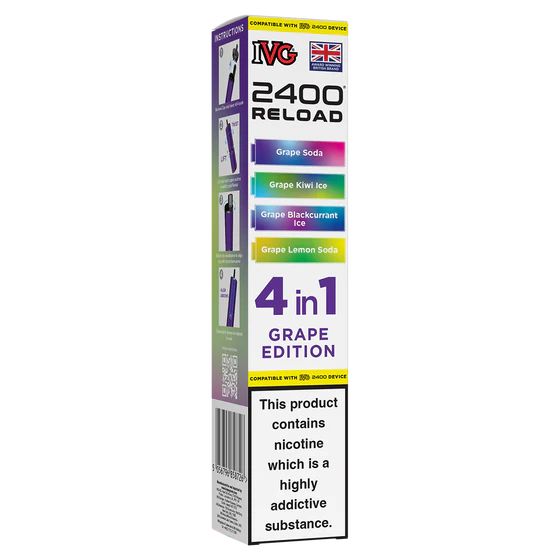 Grape Edition IVG 2400 Refill Pods
