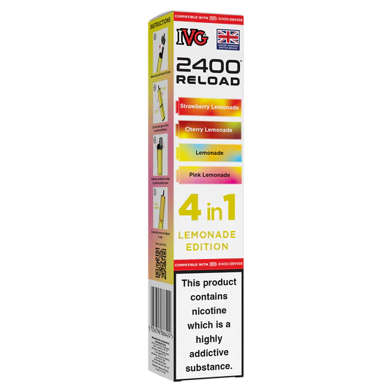 Lemonade Edition IVG 2400 Refill Pods