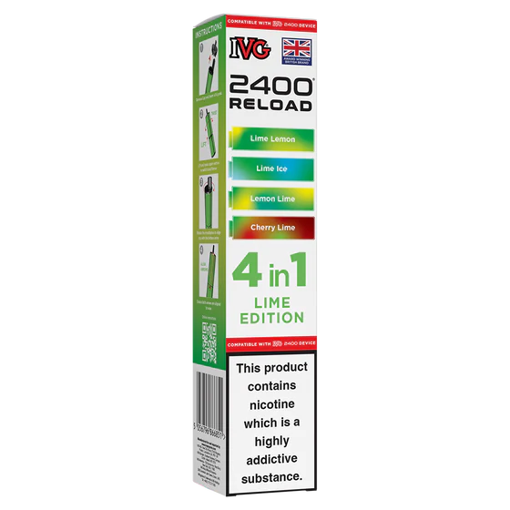 Lime Edition IVG 2400 Refill Pods