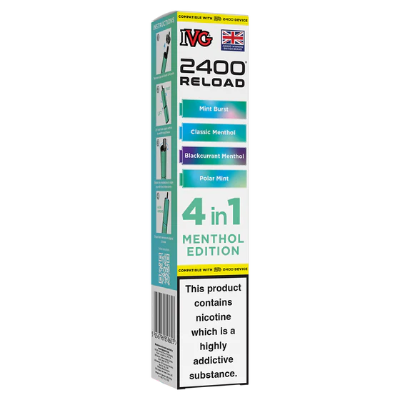 Menthol Edition IVG 2400 Refill Pods