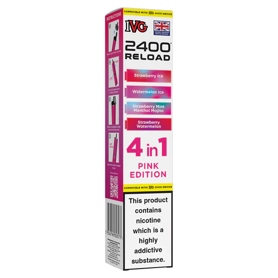 Pink Edition IVG 2400 Refill Pods