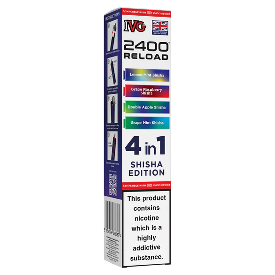 Shisha Edition IVG 2400 Refill Pods
