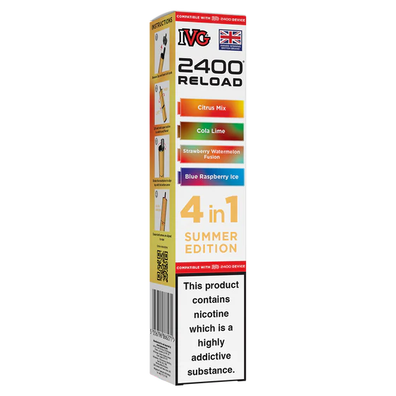 Summer Edition IVG 2400 Refill Pods