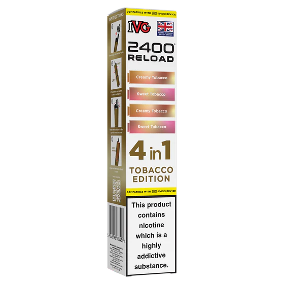 Tobacco Edition IVG 2400 Refill Pods