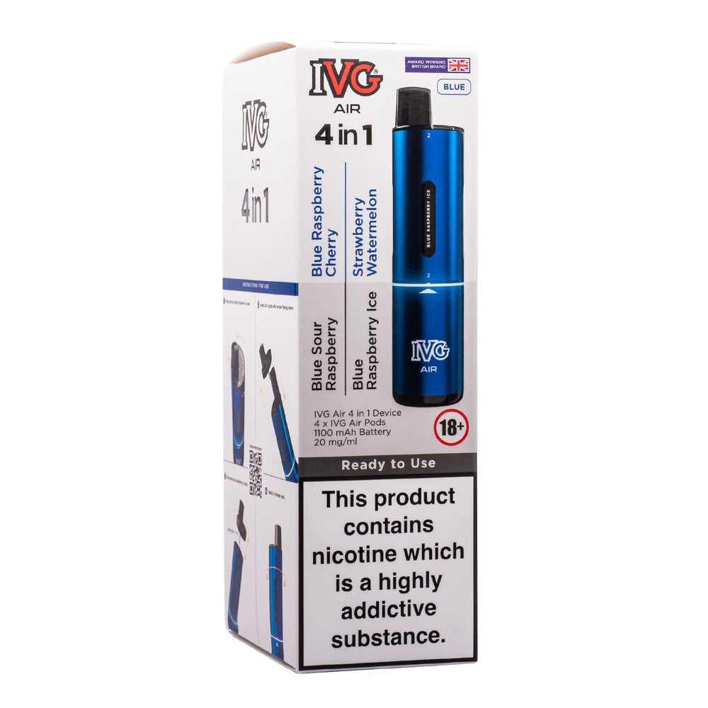 IVG Air 4 in 1 Vape Kit | Prefilled Pod Kit Royal Flush Vape IVG Air 4 in 1 Vape Kit | Prefilled Pod Kit Royal Flush Vape
