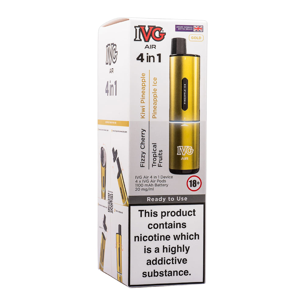 IVG Air 4 in 1 Vape Kit | Prefilled Pod Kit Royal Flush Vape IVG Air 4 in 1 Vape Kit | Prefilled Pod Kit Royal Flush Vape