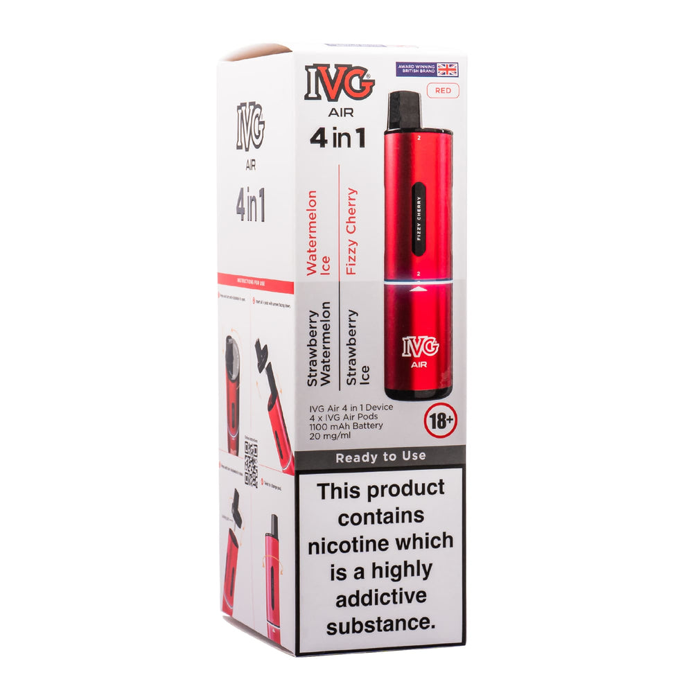 IVG Air 4 in 1 Vape Kit | Prefilled Pod Kit Royal Flush Vape IVG Air 4 in 1 Vape Kit | Prefilled Pod Kit Royal Flush Vape