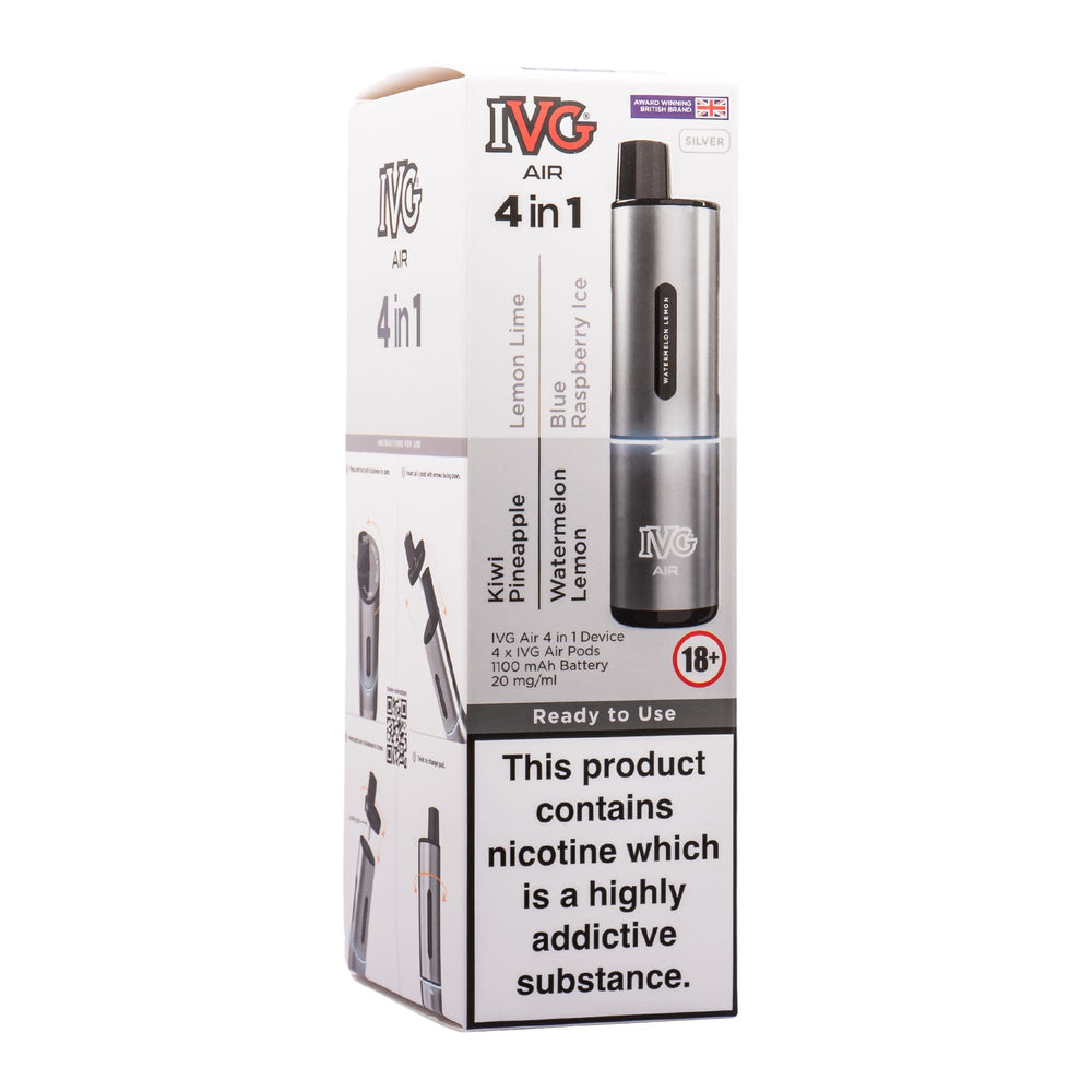 IVG Air 4 in 1 Vape Kit | Prefilled Pod Kit Royal Flush Vape IVG Air 4 in 1 Vape Kit | Prefilled Pod Kit Royal Flush Vape