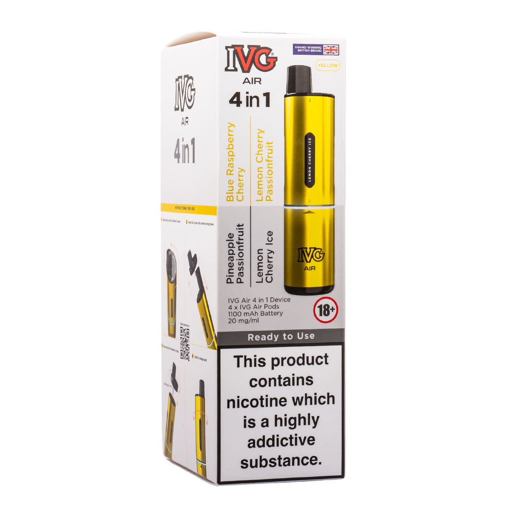 IVG Air 4 in 1 Vape Kit | Prefilled Pod Kit Royal Flush Vape IVG Air 4 in 1 Vape Kit | Prefilled Pod Kit Royal Flush Vape